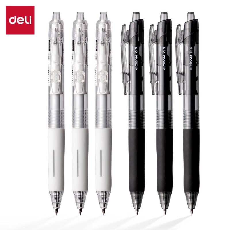 Deli SA535 Retractable Gel Pen (12-pack)