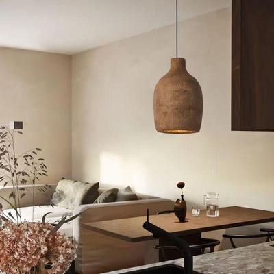 Wabi-Sabi Style Rustic Pendant Light