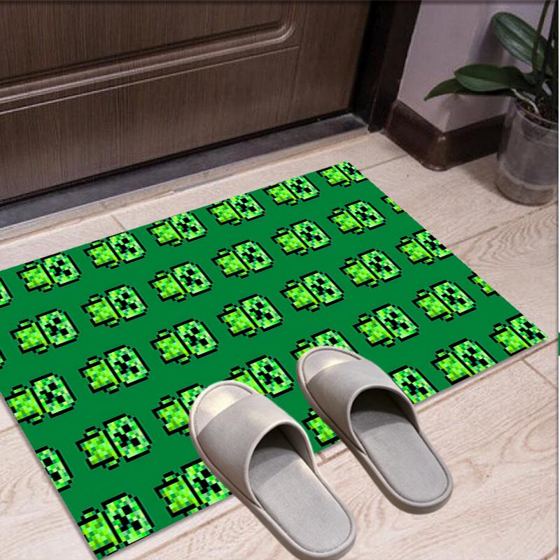 Tappeto con motivo Minecraft, Tappetino da interno/esterno, per Picnic, Sala giochi, Camera da letto, Ufficio, Soggiorno, Tappeto decorativo per la casa, Regalo di compleanno