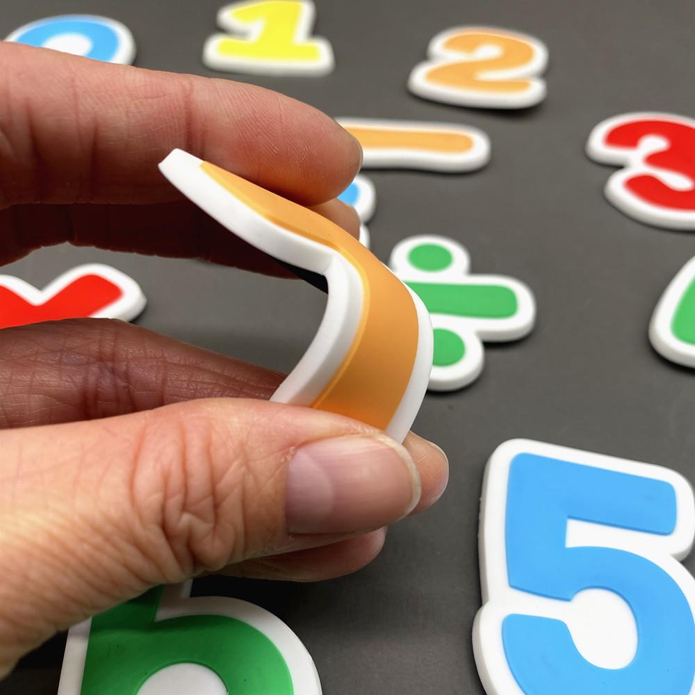 15 szt./zestaw Urocze magnesy na lodówkę z PVC z magnetycznymi cyframi do nauki dla dzieci Akcesoria magnetyczne do dekoracji lodówki domowej
