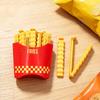 1 Set Süße Pommes-förmige Lebensmittelbeutel-Klammern Luftdicht Versiegelnd Wiederverwendbar Für Küche Snack Frischeerhaltung