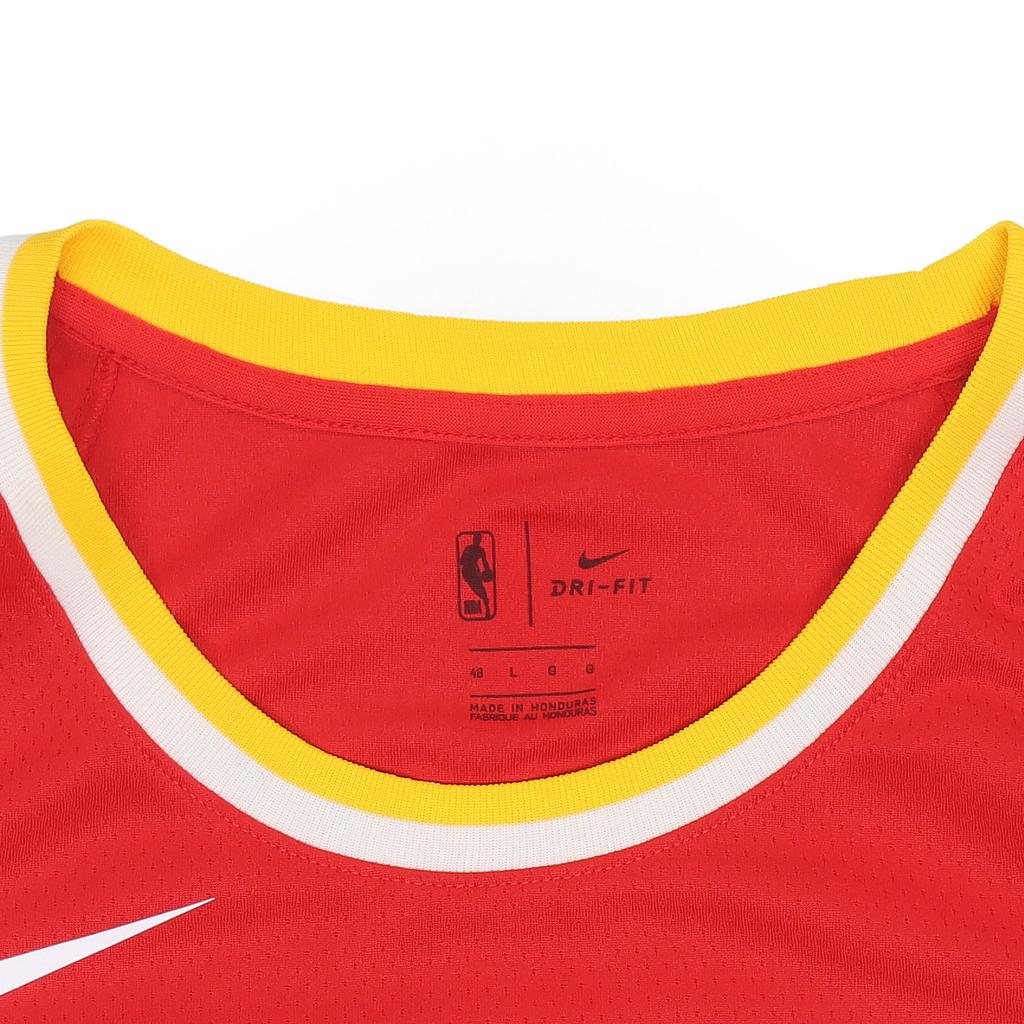 Nike NBA Colorblock Straight-Leg Fit Retro Sleeveless Basketball Jersey Men Jersey Red BQ8112-659