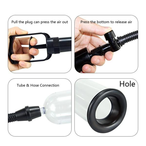 Male Penis Pump Manual Penis Enlarger Sex Toys For Man Vacuum Pump Male Masturbation Penile Extender Trainer Adults Sex Products