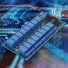 16-channel Relay Module with Optocoupler Protection 5V 5V Relay Module 180 *90 *20mm LM2596S Chip Relay Control Board