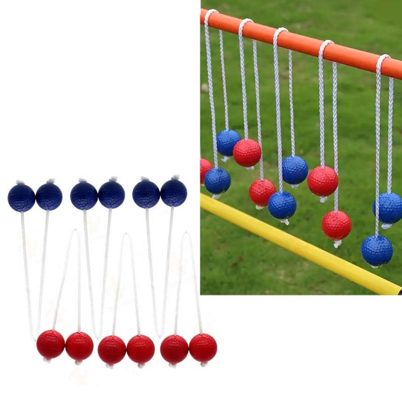 6Pcs Golf Tossing Ball Replacement Outdoor Lawn Yard Golf Throwing Ball Hard Golf Training Ball for Ladders Toss Game