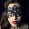 Black Queen Lace Mask Embroidery Appliques Party Carnival Mask Woman Accessories Wedding Mask Halloween Masquerade Mask