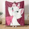 1pc Cute Cartoon Cat Print Throw Blanket - Soft and Cozy Home Decor for Room or Living Room