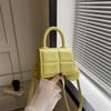 Stylish Pu Leather Crossbody Bag For Women 2023 Trendy Small Square Handbag