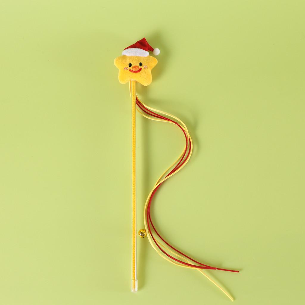 An Interactive Cat Toy Suitable for Playa Vacationplushtoywith Bellssuitable for Vacationentertainment Anda Birthdaygiftsuitable Foreffective Training