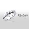 Lala Christie Silver Traditional Ring Size 17 Men's [BLACK LABEL] cr3867-b-17