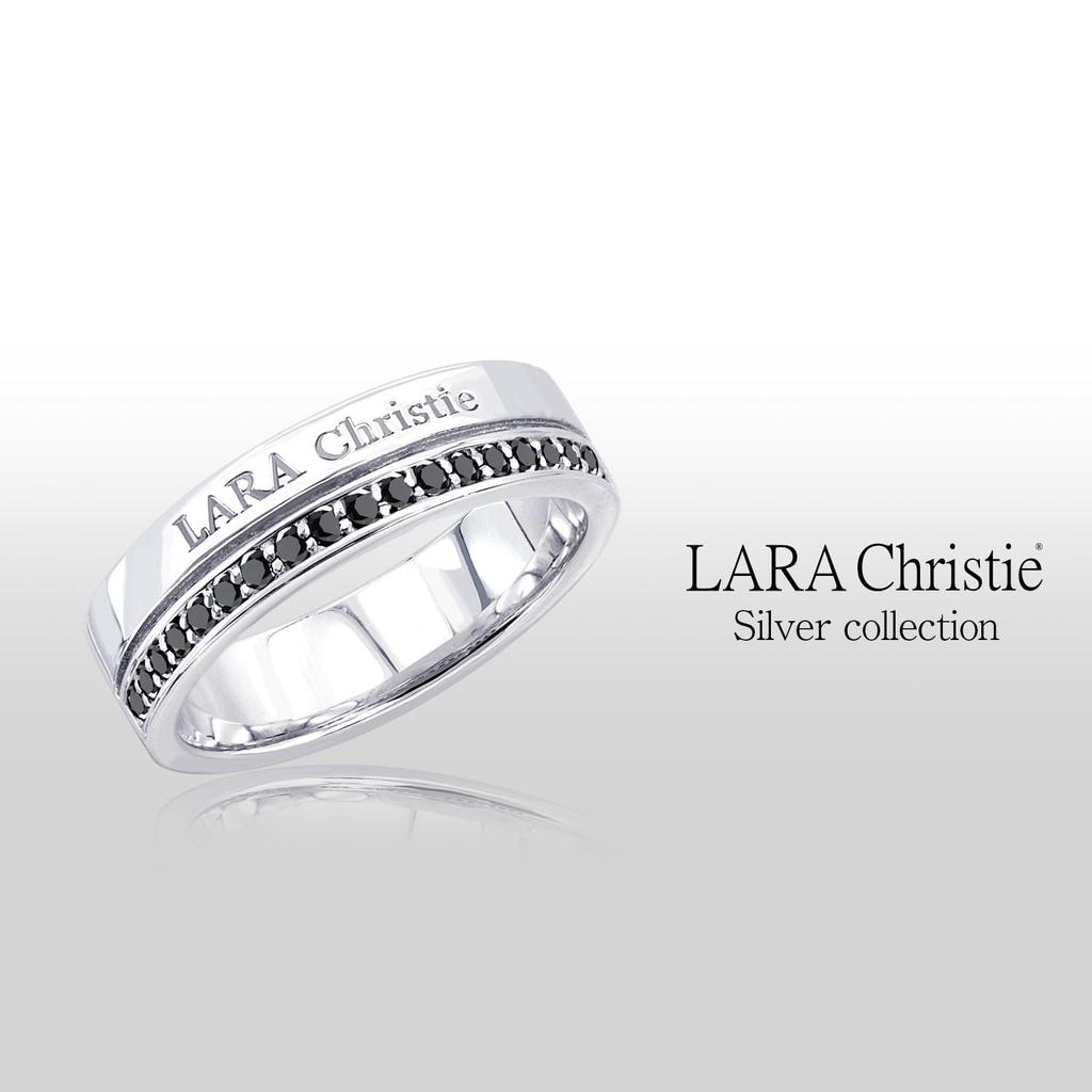 Lala Christie Silver Traditional Ring Size 17 Men's [BLACK LABEL] Cr3867-b-17