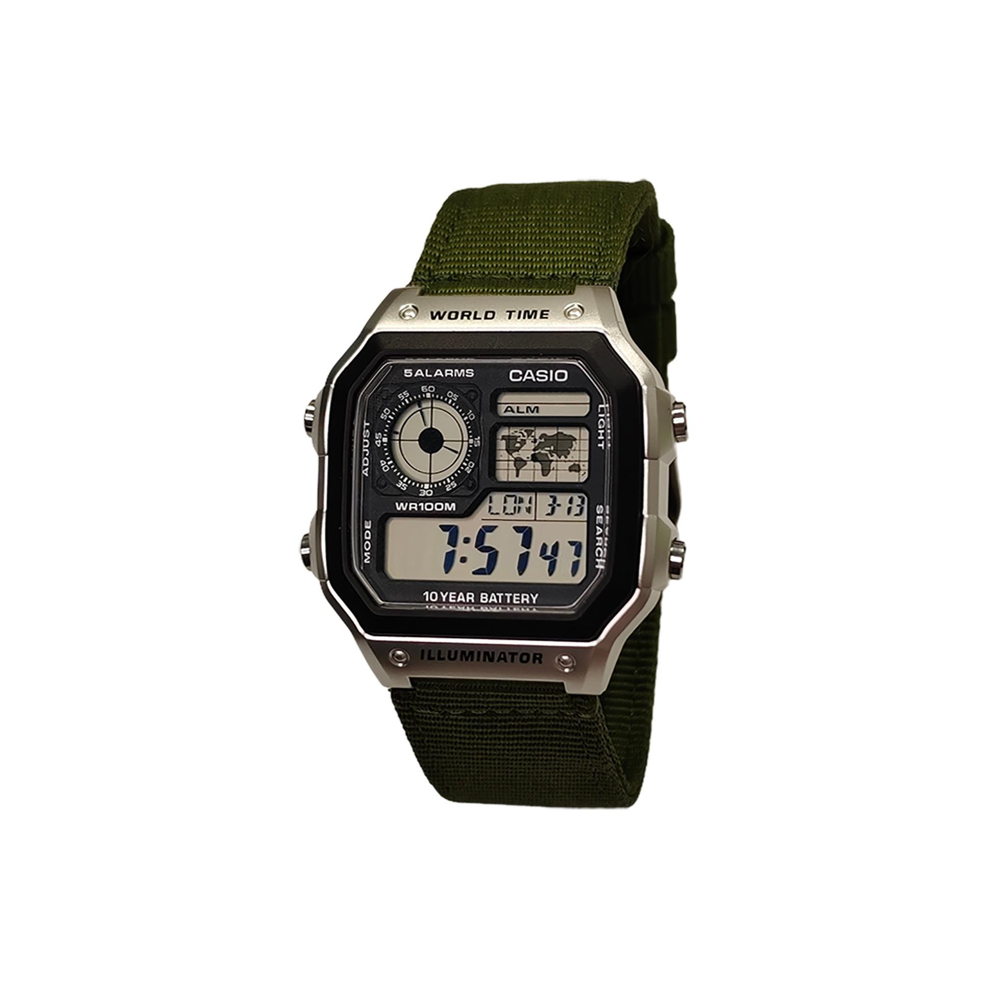 

CASIO Unisex YOUTH Black Watch AE-1200WHD-1A(Watch3--)
