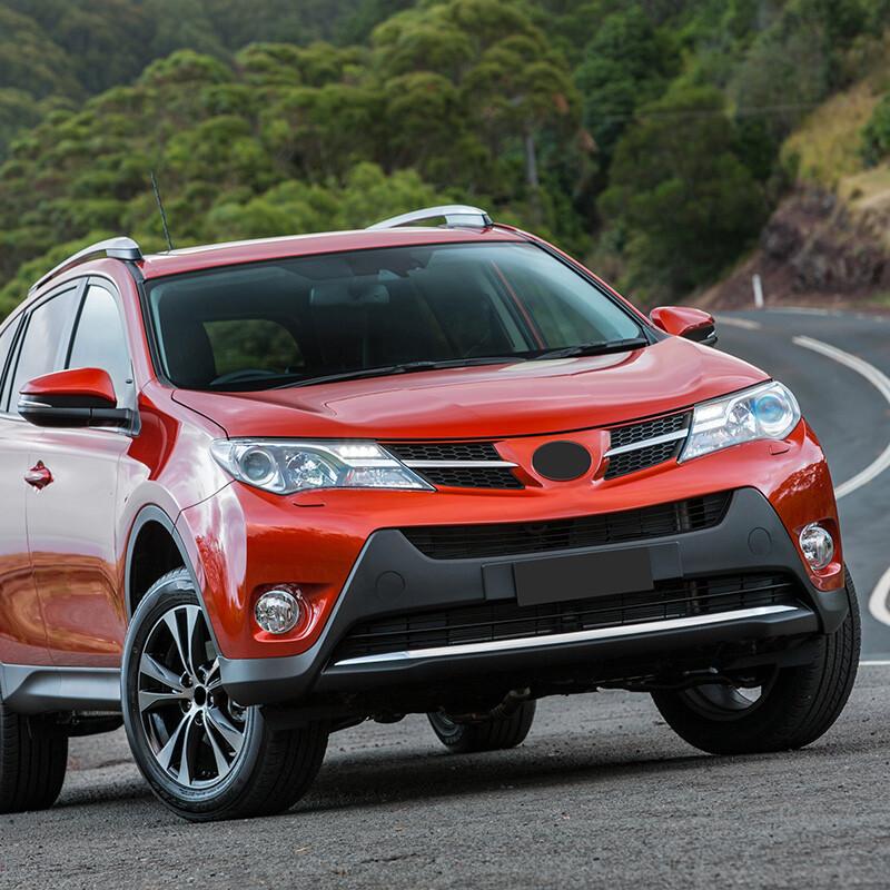 OX Horn Style Mirror Cover Caps Pair Fits Toyota RAV4 2013-2019 Runner 2013-2020