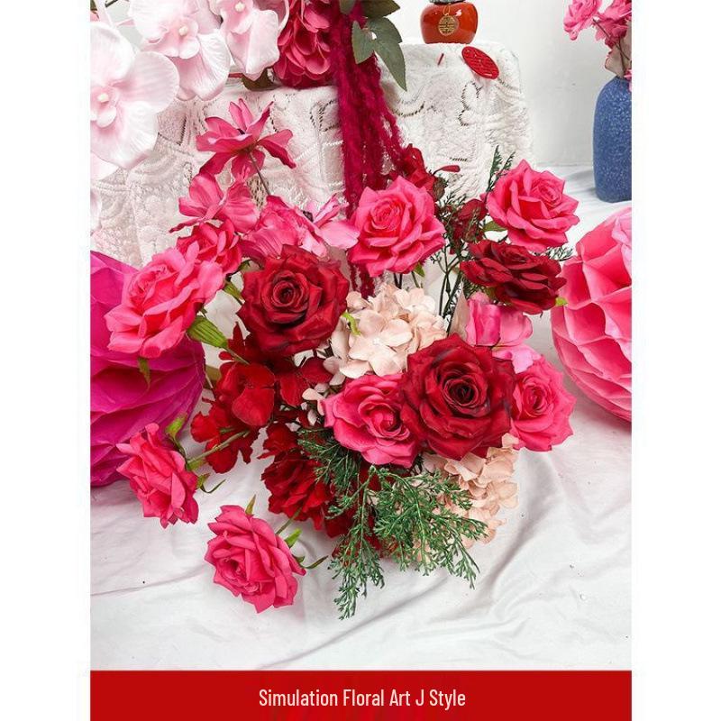 Silk Wedding Floral Arrangement for Living Room or Bedroom Decor