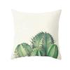 Exotic Plants And Floral Pattern Double-Sided Printed Pillow Cover Short Plush Suitable Living Room Bedrooms Throw Cushion Cover