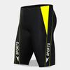 Mens Quick-Dry Mid-Thigh Swim Trunks With Color Block Design Swimming Training Competition Youth Adult