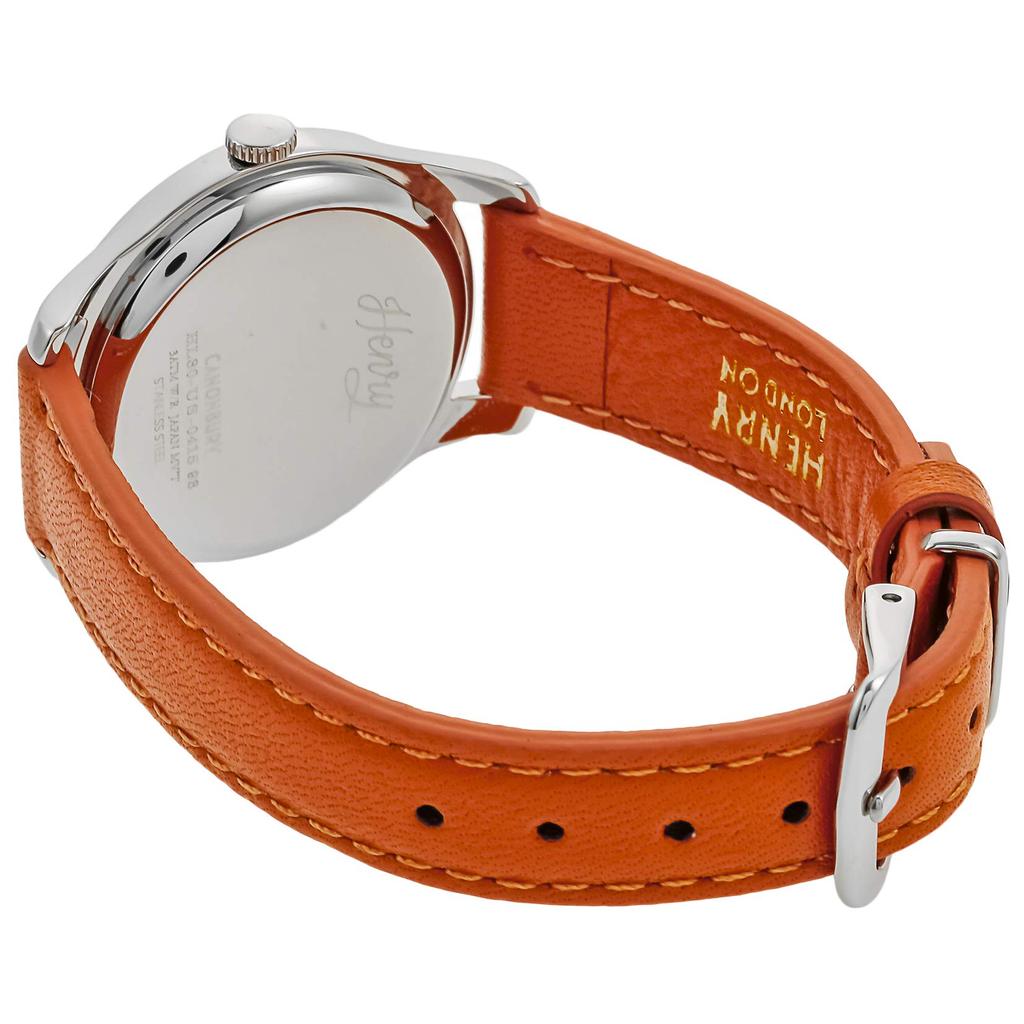 HENRY LONDON CANONBURY Watch, Japan Exclusive, White Dial, Stainless Steel Crystal, Quartz Movement, 30mm, UK, London Watch HL30-US-0415, Unisex