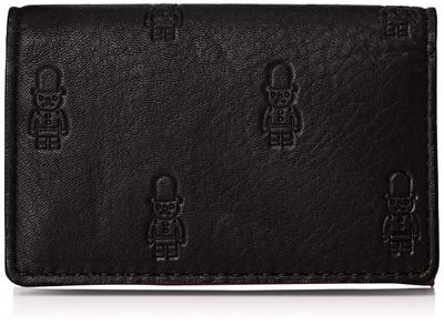 Business Card Holder Buckingham Bear Monogram Series [Macintosh Philosophy] Black/Purple
