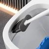 Quick Drainage Toilet Brush White Grey Color Toilet Brush Set  Household Use