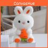 Rabbit Stuffed Adorable Animal Plushie Keychain Fluffy Bunny Doll For Gift Ideas