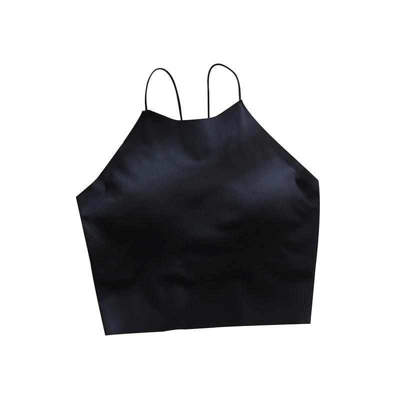 Seamless Women's Summer Yoga Camisole: Sexy Back, Anti-Exposure, Sports Tube Top