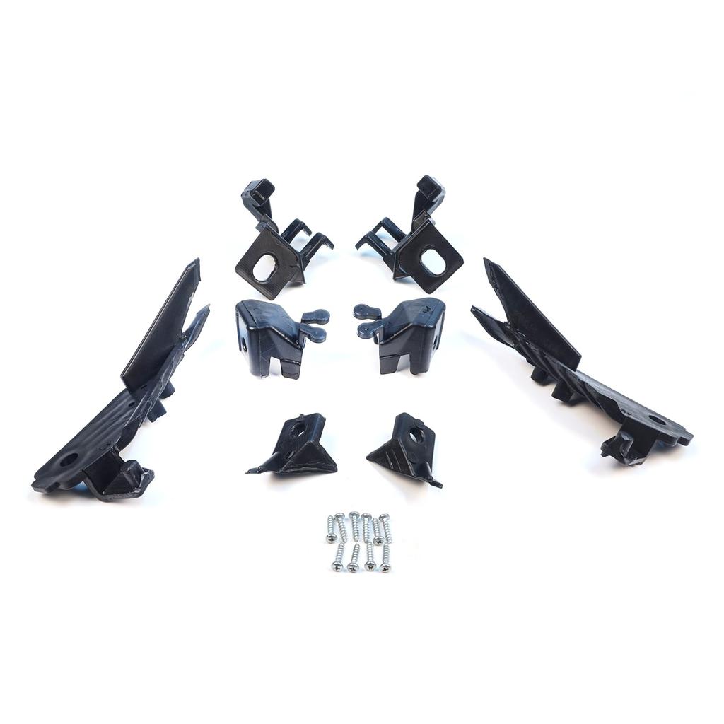 EHL546+EHL547 Headlight Holder Mount Repair Bracket Tab Set Left Right Side for Renault Megane BFB K9A B9A MK4 2016-On 260601571R 260100506R