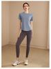 Women's Short Sleeve Quick-Dry Yoga Workout Top