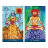 Kancharo 78-Card Tarot Card Set for Tarot Readings [Yoga Tarot] Includes Japanese Tarot Card Instructions & Pouch (Authentic)