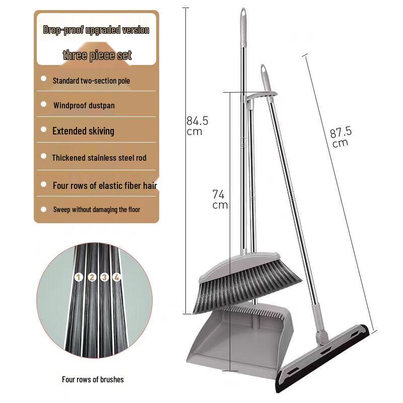 Bingyao Household Cleaning Broom & Dustpan Set