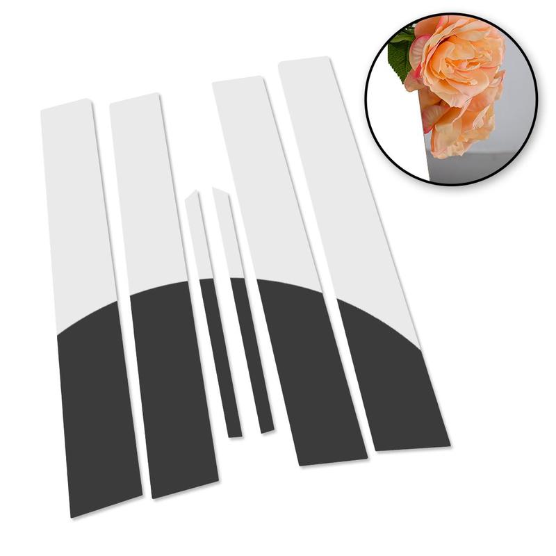 

1 комплект Накладки на стойки дверей и окон для Toyota Corolla Sedan 2009 2010 2011 2012 2013 Серебристый PC