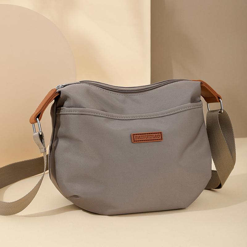 Women's Lightweight Crossbody Bag Solid Color Shoulder Bag