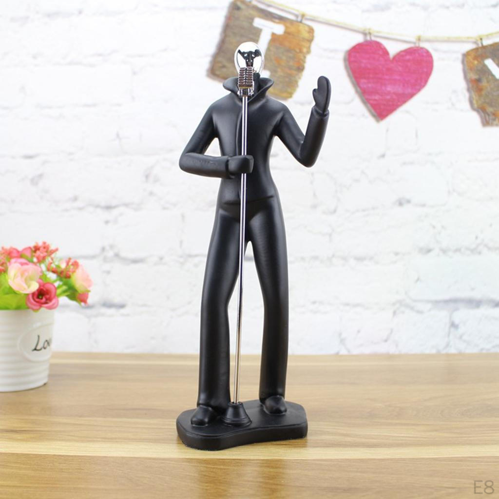 Music Art Character Model Statue Creative Living Room Decoration Cabinet Ornaments Figurine Resin