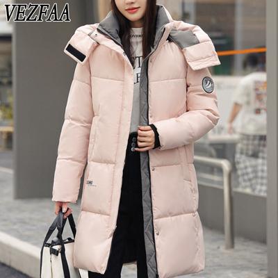 Dámská móda Ležérní Podzim Zima Jednobarevný Potisk Dlouhý Rukáv Bundy & Kabáty Péřové Kabáty