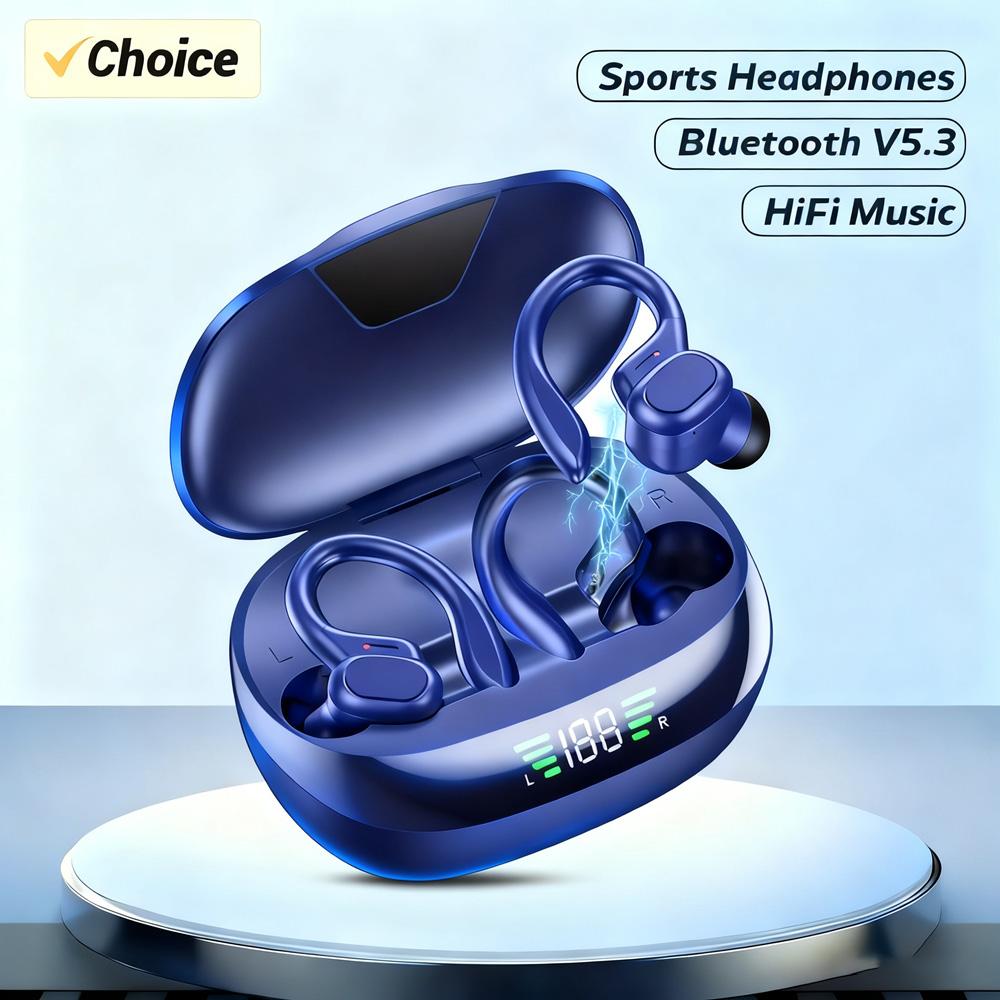 Original Wireless Bluetooth Headphons Ear Hook Stereo Earbuds Sports Waterproof Headset for Workout Sports Running