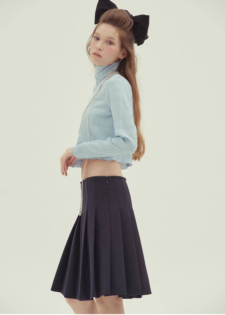 Epeuem9102 Romantic Pleats_Blue