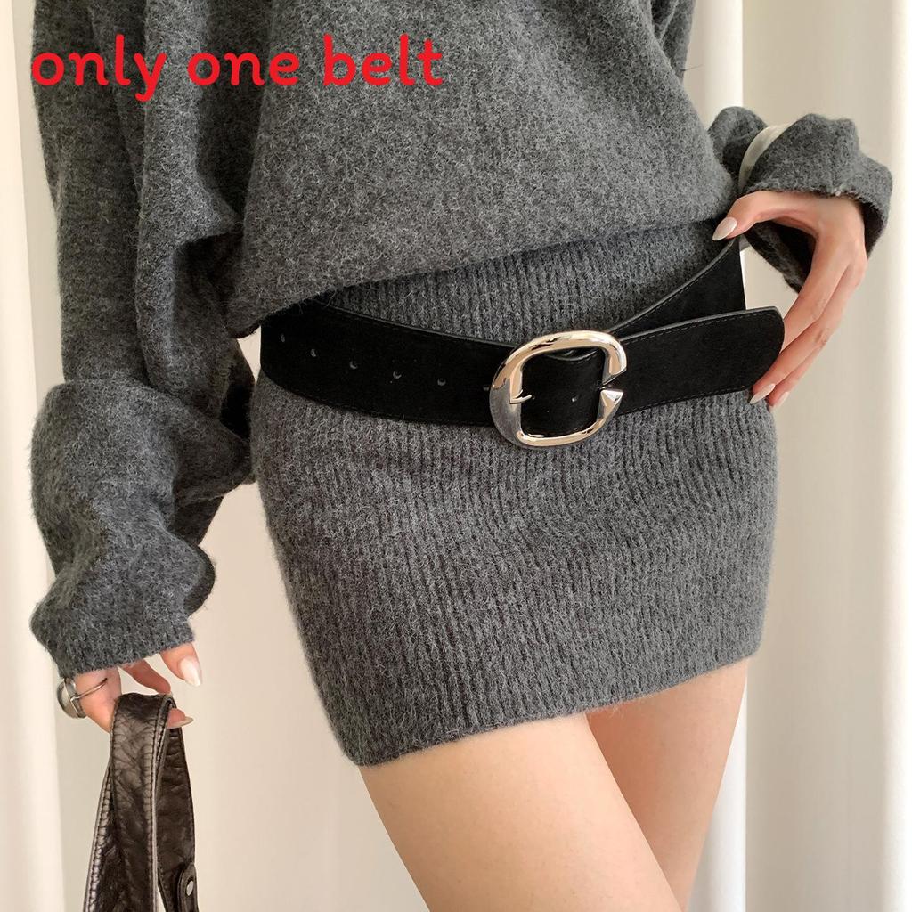 Elegant Pu Wide Belt For Women With Alloy Buckle For Dress And Jeans Styling