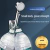 Punch-Free Adjustable Shower Head Holder - Wall-Mounted Bathroom Fixture