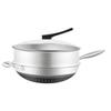 ZISIZ 316 Stainless Steel Honeycomb Wok