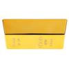 1kg Creative Fake Gold Bar Plastic Golden Paperweight Bullion Bar Simulation New Gold Brick Shape Home Decor for Gifts