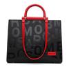 Tote Bag Women's Fashion Large-capacity Handbag Contrasting Color European and American Retro Embossed Bag Women's Commuter Shoulder Bag