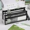 Spacious Transparent Pencil and Cosmetic Case for Exams: Multi-Function, Easy-Access Stationery Bag