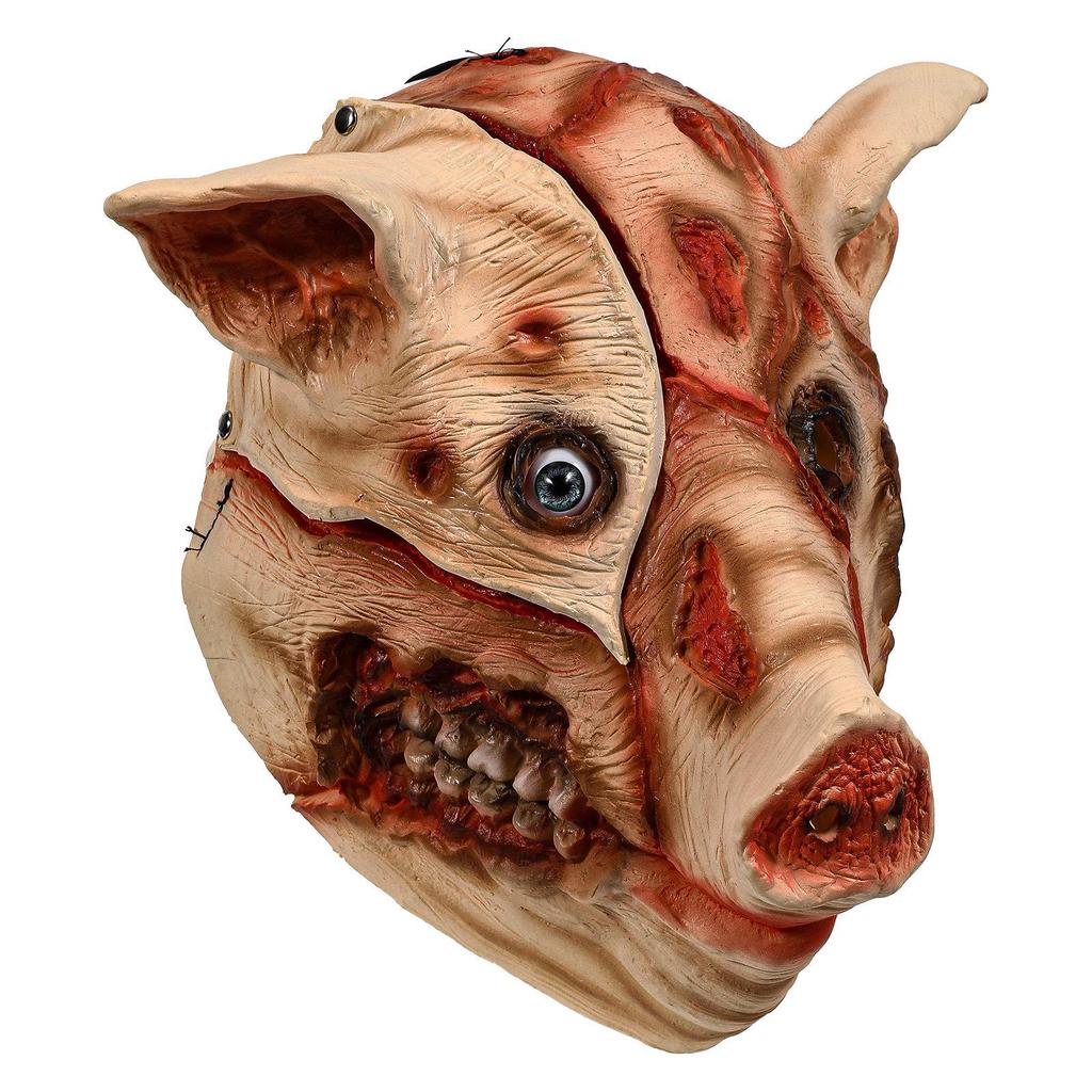 Rotten Pig Head Latex Mask