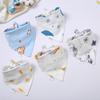 Pure Cotton Baby Triangle Bibs & Scarves for Boys and Girls