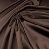 Satin Fabric with Lycra, Chocolate Brown Color