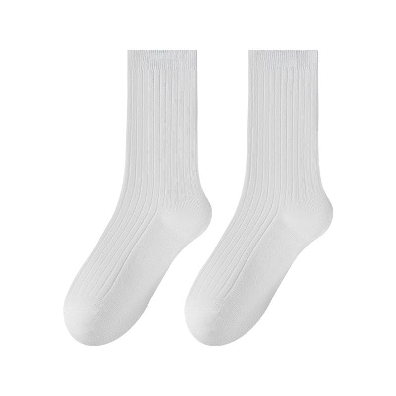 Women's Summer Thin Breathable Ballet-style Boneless Medium Length Pile Cotton Socks
