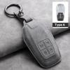 Car Key Case Cover For Ferrari F430 488 458 F12 Roma 812 F8 Leather Car Key Shell Accessories