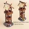 Medieval Military Soldier Figures Cannon Building Block Army Napoleonic War Artillery Vehicle Weapons Animal MOC Bricks Kids Toy