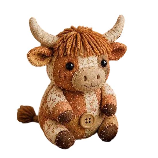 DIY Patchwork Animal Kit Hand Sewing Craft Set with Pre-Cut A