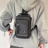 Men Sling Backpack Cross Body Chest Shoulder Bag Rucksack with USB Charging Port Travel Nylon Male Small Rucksack Messenger Bags