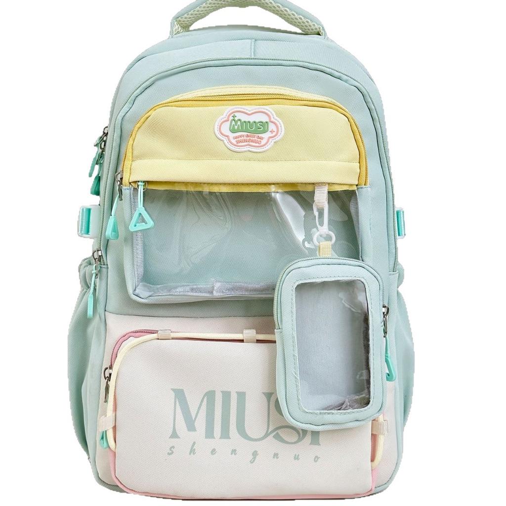 Schoolbag Japanese high-value women's new backpack female students niche campus shopping versatile class schoolbag backpack
